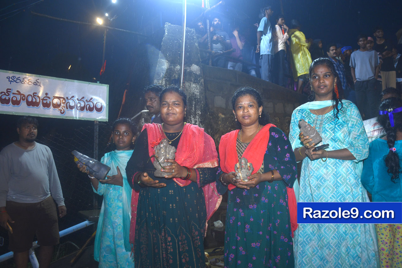 Razole Taluka Ganesh Nimajjanam